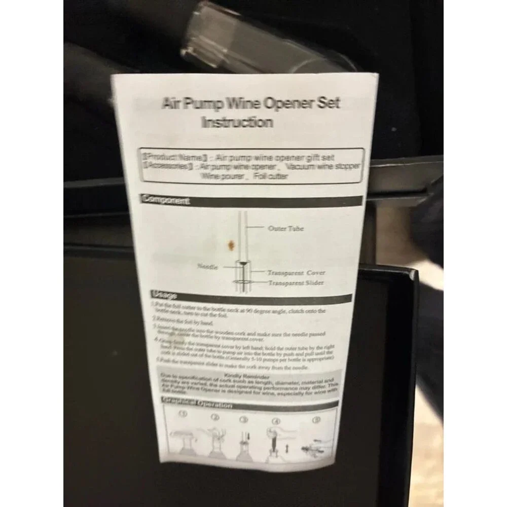 Air Pressure bottle opener